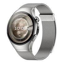 Be tarpų dirželis Huawei Watch 5 46mm 42mm Metalinis magnetinis Prabangus nerūdijančio plieno apyrankės dirželis correa Huawei Watch5 46 mm juosta Huawei Watch 5 46mm gray
