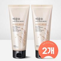 The Face Shop Ryžių vanduo Bright Ryžių sėlenų valomosios putos, 2 pakuotės, 150ml white