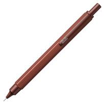 Rhodia Mechanical Hexagonal Aluminum Body with Anodized Hairline Maroon Brown Pencil, 0.5mm, Script, Barrel, Aluminum, Finish, (CF9347) brown