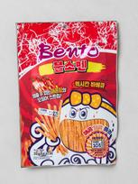 Aštrūs Bento žuvies makaronų užkandžiai 1ea red