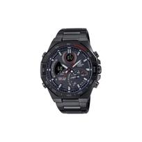 Casio EDIFICE 100 meters waterproof, solar quartz movement, stainless steel strap, Japanese and Korean watch, men's watch, black dial ECB-950YDC-1AJF juoda