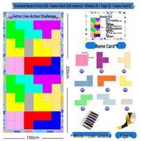 Outdoor Team Building Tetris Game purple