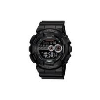 Casio digital model casual quartz movement resin strap Japanese and Korean watch men's watch black dial GD-100-1B juoda