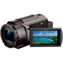 SONY 4K vaizdo kamera Handycam Bronze Brown Memory 64GB optinis priartinimas 20x erdvinis optinis vaizdo stabilizavimas TI FDR-AX45A (2022 metų modelis) Įmontuota