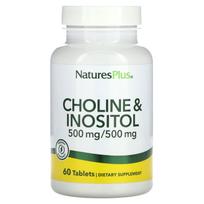 NaturesPlus, Choline & Inositol, 500/500 mg, 60 Tablets