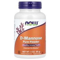 NOW Foods, Certified Organic D-Mannose Pure Powder, 3 oz (85 g)