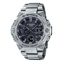[Casio] G-Shock Laikrodis G-STEEL Susiejimas su išmaniuoju telefonu Anglies pluošto šerdis Apsauga GST-B400D-1AJF Vyriškas Sidabrinis, Autentiškas Japonijos Modelis