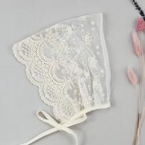 Ujui Marie Lace Bonnet, korean baby products gray