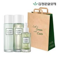 Kim Jeong-moon Aloe Cure Phyto Line basic 3-piece gift set shopping bag provided beige