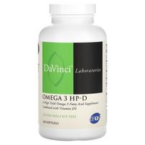 DaVinci Laboratories of Vermont, Omega-3 HP-D, 120 softgels