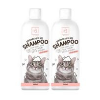 Liveon Pet Katės Šampūnas Skalavimas ir Šėrimosi Šampūnas Tik Katėms, 300ml x 2, Korėjietiškas naminių gyvūnų šampūnas white