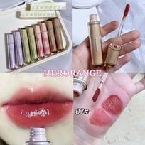 Iced Tea Mirror Lip Glaze Watery Lip Gel Waterproof Lasting Transparent Jelly Liquid Lipstick Women Beauty Makeup Cosmetics, 1 Piece, 15 07 HERORANGE gray
