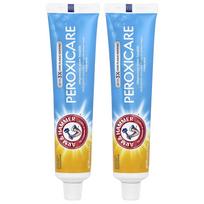 Arm & Hammer, Peroxicare, Deep Clean, Cavity Prevention Fluoride Toothpaste, Clean Mint, Twin Pack, 170G (6.0Oz) Each gray