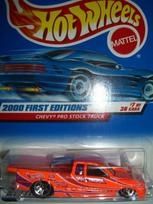 Hot Wheels 2000 1st Edit Chevrolet Pro Stock Truck gray