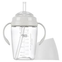 TGM Tritan Rice Grain Straw Cup 240ml, Pure White, 1 piece white