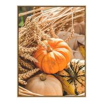 Rudens moliūgų miško lapai kraštovaizdis Plakatas Voverė Dekoratyviniai paveikslai Drobė Sienos Menas Nuotraukos Estetinis svetainės dekoras 30x40cm No Framed