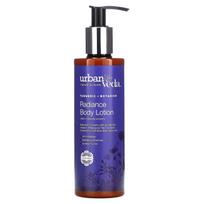 Urban Veda, Kūno losjonas „Radiance“, Ciberžolė + Augalai, 8,5 fl oz (250 ml) blue