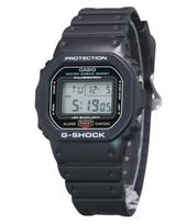 Casio G-Shock skaitmeninis dervos dirželis, kvarcinis DW-5600UE-1 200M vyriškas laikrodis juoda