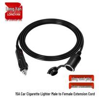Car Cigarette Lighter Extension Cable 3 Meters black
