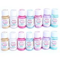Crystal Fancy Sweet Day Mermaid Pearl Powder Slime Ingredients 7 Piece Set, 2 Sets Korean popular toys white