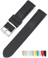 King Omega Swatch x Suderinamas guminis laikrodžio dirželis su BA sagtimi Pakeitimui Guminis Galimas 11 spalvų Biokeraminis MOONSWATCH 1 tipo [Importas white