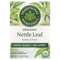 Traditional Medicinals Stinging Nettle Leaf Caffeine-Free Tea, 16 Tea Bags, 32g (1.13oz) gray