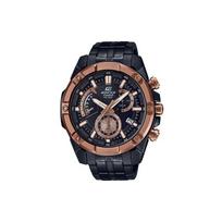 Casio Edifice Series Waterproof Versatile Quartz Movement Stainless Steel Strap Watch Men watches Black EFR-559DC-1B Black/Gold Dial black