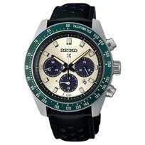 SEIKO Prospex Saulės energija varomas Kvarcinis Mechanizmas Odinis Dirželis Laikrodis 41.4mm Vyriški Laikrodžiai Geltonas Laikrodžio Ciferblatas SSC943P1 Yellow Watch Dial gray