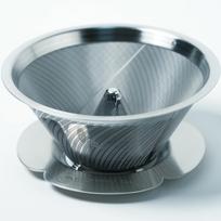 Espresso Tokyo Magma Dripper Kavos lašintuvas Nerūdijantis plienas Puodeliams MagMa lašintuvas 1-3 sidabras
