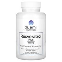 Dr. Emil Nutrition, Resveratrol Plus, 500 mg, 60 kapsulių (250 mg vienoje kapsulėje)