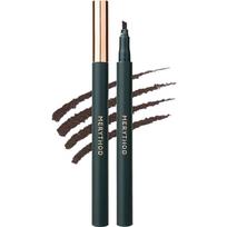 Mary Sawd Lil Tattoo Eyebrow Pen 0.9g, 01 Dark Brown, 1 pc. gray