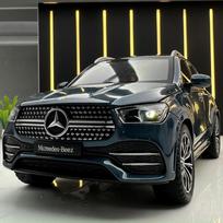 1:24 mastelio Mercedes-Benz GLE350 visureigio metalinis modelis su garsu ir šviesomis gray