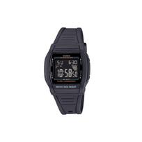CASIO Unisex Black Watch W-201-1BV W-201-1BV Black Dial black