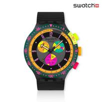 [Swatch] SWATCH NEON SEPPIA SB02B104 black