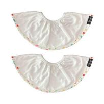 Sherinette Sherry Bib, rotating bib, 2 lemons, popping heart full white