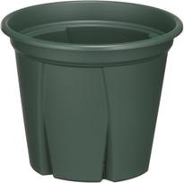 Appleware - Puodo Gėlinė Šaknis Tsuyoshi No. 7 Tamsiai žalia Gylis 21cm Plotis 21cm Aukštis 18cm Apdorojimas su įpjovomis šaknų augimui skatinti žalia