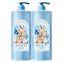 Bouquet Garni Moisture Body Wash Baby Powder Scent, 1.5L, 2 units white