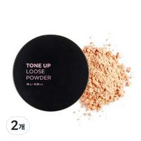 The Face Shop Tone-Up Loose Powder 10g, V201 Apricot Beige, 2 pcs. beige