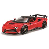 Bburago Mastelis Ferrari SF90 XX Stradale Raudonas Lenktyninis Sportinis Automobilis Metalinis Modelis 1/18 / (18-16020) black