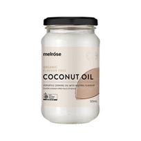 Melrose Organic Coconut Oil Flavour Free 325ml white