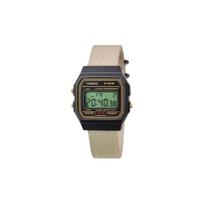 CASIO Custom Collection Kvarcinis Mechanizmas Nailoninis Dirželis Laikrodis Vyriški Laikrodžiai Juodas Ciferblatas F-91WG-9(Watch5--) Light Green Dial black