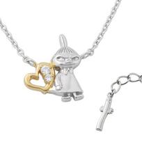 Gin no Limited Edition Moomin Little My Heart Necklace for Silver Official Character Hattifattener Pendant [Shinjuku Kura] [MOOMIN] Women, 925,
