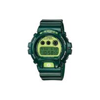Casio G-SHOCK Crazy Colors Mėnulio fazių ir potvynių kalendorius Daugiafunkcis žadintuvas Atsparus smūgiams 200 metrų atsparumas vandeniui Kvarcinis mechanizmas Japonijos DW-6900CC-3 žalia