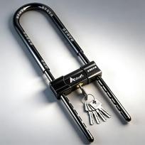 Aoben Anti-Theft C-Grade U-Lock for Glass Doors white