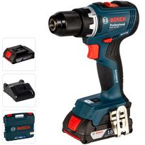 Akumuliatorinis gręžtuvas-suktuvas Bosch GSR 18V-65 Combo Kit, 18 V