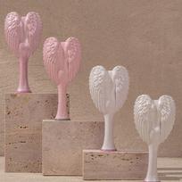 TANGLE ANGEL Cherub 2.0 Hairbrush (Soft Touch & Gloss/2 Colors) Soft Touch (Matte)_White gray