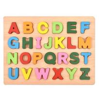 Oz Toy Wooden Alphabet 3D Puzzle Set, Korean popular puzzles blue