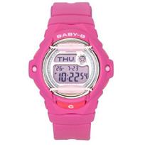 Casio Baby-G Digital Resin Strap Quartz BG-169KB-4B1 200M Women's Watch rožinė
