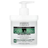 Advanced Clinicals Kolageno odos gelbėjimo losjonas, be kvapo, 454g (16oz) white