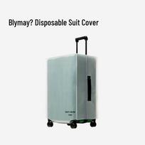 Bora Bora Transparent Frosted Luggage Cover 26 Plus Inch gray